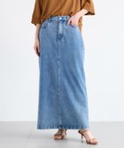 【バンヤードストーム/BARNYARDSTORM】のカットデニムロングスカート 人気、トレンドファッション・服の通販 founy(ファニー) ファッション Fashion レディースファッション WOMEN スカート Skirt ロングスカート Long Skirt インディゴ Indigo カットソー Cut And Sew ストレッチ Stretch セットアップ Set Up デニム Denim thumbnail インディゴ87|ID: prp329100004576961 ipo3291000000032416298