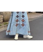 【チャオパニックティピー/CIAOPANIC TYPY】の【From India】デニム刺繍ボリュームスリーブワンピース サックスブルー|ID: prp329100004576965 ipo3291000000032626252