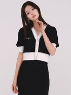 【リリーブラウン/Lily Brown】の【LILY BROWN×MARY QUANT】ニットカーデ BLK[009]|ID:prp329100004576974