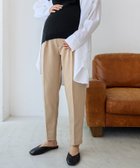 【その他のブランド/Other】の【マタニティ】ウエストゴム テーパードパンツ ミルキーベージュ|ID: prp329100004577060 ipo3291000000032593436