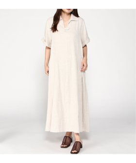 【バナナリパブリック ファクトリーストア/BANANA REPUBLIC FACTORY STORE】のBANANA REPUBLIC FACTORY STORE 日本限定 Aラインワンピース 人気、トレンドファッション・服の通販 founy(ファニー) ファッション Fashion レディースファッション Fashion for Women ワンピース Dresses Aラインワンピース・フレアシルエット A-Line Dresses / Flared Silhouette Dresses クラシカル Classical, Vintage-Inspired シューズ Shoes, Footwear スカーフ Scarf, Neckwear テクスチャー Texture, Textured Fabric ネックレス Necklace, Pendant Necklace リネン Linen, Linen Fabric |ID:prp329100004577106