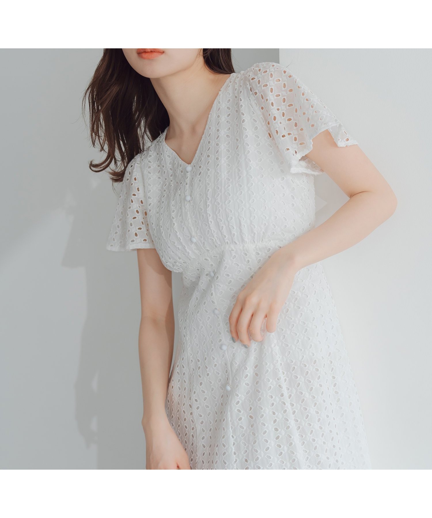 【ミッシュマッシュ/MISCH MASCH】の2025春夏新作 コットンレースワンピース 人気、トレンドファッション・服の通販 founy(ファニー) 　ファッション　Fashion　レディースファッション　Fashion for Women　ワンピース　Dresses　2025年　2025　2025春夏・S/S　Spring/Summer 2025 SS25　スリーブ　Sleeve, Long Sleeve / Short Sleeve　レース　Lace, Lace Fabric　夏　Summer　春　Spring　S/S・春夏　SS, Spring/Summer, Warm Season　 other-1|ID: prp329100004577107 ipo3291000000032748787