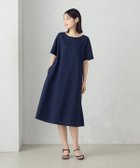 【コムサイズム/COMME CA ISM】のデイリーリラックスワンピース ナチュラル ネイビー|ID: prp329100004577113 ipo3291000000032728184
