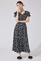 【リエンダ/rienda】の【AKB48 山崎空さん着用】【一部店舗・WEB限定】ダブルフレアスリーブワンピース 人気、トレンドファッション・服の通販 founy(ファニー) ファッション Fashion レディースファッション Fashion for Women ワンピース Dresses アクセサリー Fashion Accessories エレガント 上品 Elegant コンシャス Conscious, Bodycon ダブル Double, Double-Breasted ドレープ Drape, Draping Fabric フェミニン Feminine, Girly フレア Flare, Flared 再入荷 Restock / Back in Stock thumbnail BLK|ID: prp329100004577115 ipo3291000000033015308