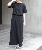 【アーバンリサーチ ドアーズ/URBAN RESEARCH DOORS】のFORK SPOON バックレイヤードカットソーワンピース BLACK|ID: prp329100004577137 ipo3291000000032624329