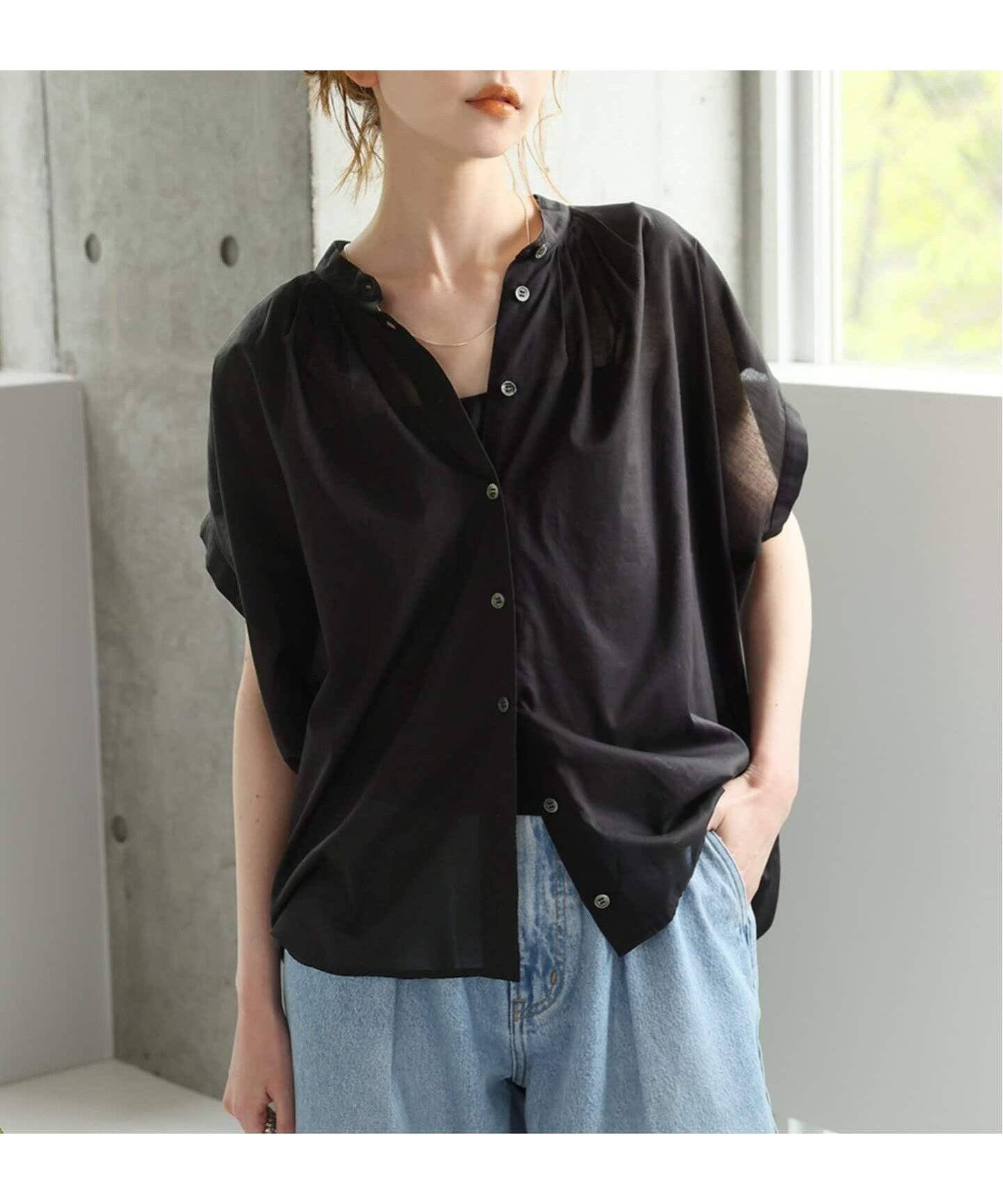 【ジャーナルスタンダード/JOURNAL STANDARD】の《WEB限定追加3》80ローンタックボリュームシャツ インテリア・キッズ・メンズ・レディースファッション・服の通販 founy(ファニー) 　ファッション　Fashion　レディースファッション　WOMEN　トップス・カットソー　Tops/Tshirt　シャツ/ブラウス　Shirts/Blouses　2025年　2025　2025春夏・S/S　Ss,Spring/Summer,2025　ブラック|ID: prp329100004577176 ipo3291000000032508092