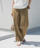 【アーバンリサーチ ドアーズ/URBAN RESEARCH DOORS】の『UVカット/接触冷感/吸水速乾』ドライタッチリラックスパンツ YEL.KHK|ID: prp329100004577233 ipo3291000000032546426