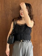 【フレイ アイディー/FRAY I.D】のデザインレースキャミソール BLK[009]|ID: prp329100004577268 ipo3291000000032688222