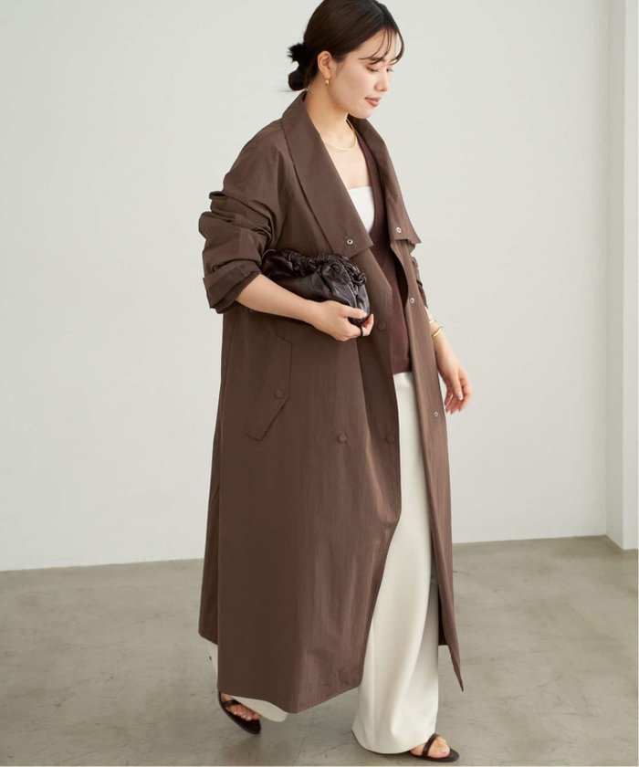 【プラージュ/Plage】のR IAM LOOSE トレンチコート インテリア・キッズ・メンズ・レディースファッション・服の通販 founy(ファニー) https://founy.com/ ファッション Fashion レディースファッション Ladies' Fashion Online アウター Coat Outerwear コート Coats トレンチコート Trench Coats ジュエリー Jewelry スタンド Stand ドット Dot ドレープ Drape |ID: prp329100004577286 ipo3291000000032609524
