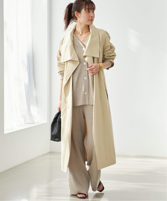 【プラージュ/Plage】のR IAM LOOSE トレンチコート インテリア・キッズ・メンズ・レディースファッション・服の通販 founy(ファニー) https://founy.com/ ファッション Fashion レディースファッション Ladies' Fashion Online アウター Coat Outerwear コート Coats トレンチコート Trench Coats ジュエリー Jewelry スタンド Stand ドット Dot ドレープ Drape |ID: prp329100004577286 ipo3291000000032609527