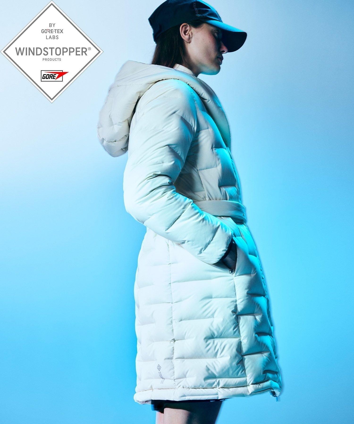 【エーグル/AIGLE】のGORE-TEX WINDSTOPPER ゴアウインドストッパー 防風 ロングダウンジャケット / プレミアムグースダウン インテリア・キッズ・メンズ・レディースファッション・服の通販 founy(ファニー) 　ファッション　Fashion　レディースファッション　Ladies' Fashion Online　アウター　Coat Outerwear　ジャケット　Jackets　エレガント 上品　Elegant　ダウン　Down　ロング　Long　A/W・秋冬　Aw・Autumn/Winter・Fw・Fall-Winter　オフホワイト|ID: prp329100004577291 ipo3291000000032586125