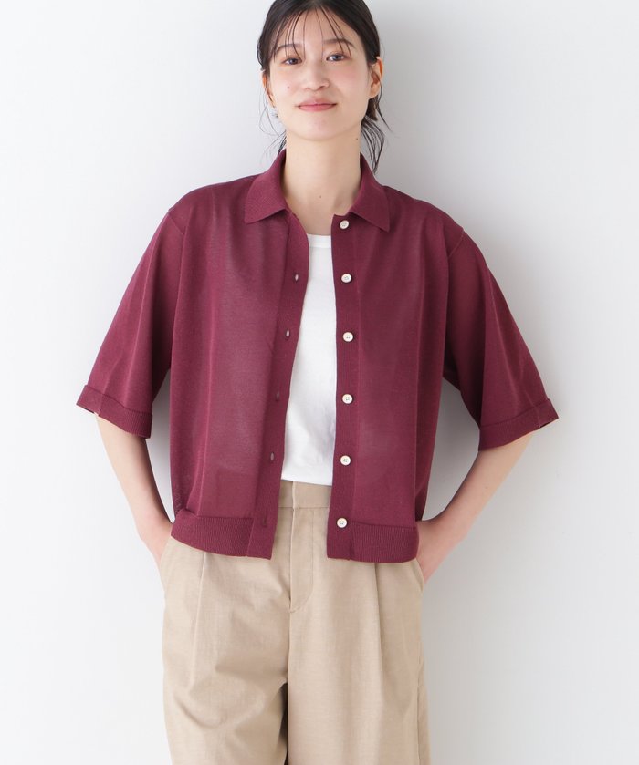 【ヒューマンウーマン/HUMAN WOMAN】のシアーハイゲージ半袖カーディガン インテリア・キッズ・メンズ・レディースファッション・服の通販 founy(ファニー) https://founy.com/ ファッション Fashion レディースファッション Ladies' Fashion Online トップス・カットソー Tops/Tshirt カーディガン Cardigans おすすめ Recommend カーディガン Cardigan クール Cool シアー Sheer スタンダード Standard トレンド Trend ボトム Bottom 半袖 Short Sleeve 夏 Summer |ID: prp329100004577330 ipo3291000000032681033