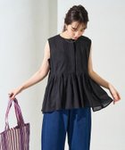【フリークスストア/FREAK'S STORE】のインド ノースリーブ ピンタック ギャザー ブラウス【限定展開】 25SS ブラック|ID: prp329100004577332 ipo3291000000033209366