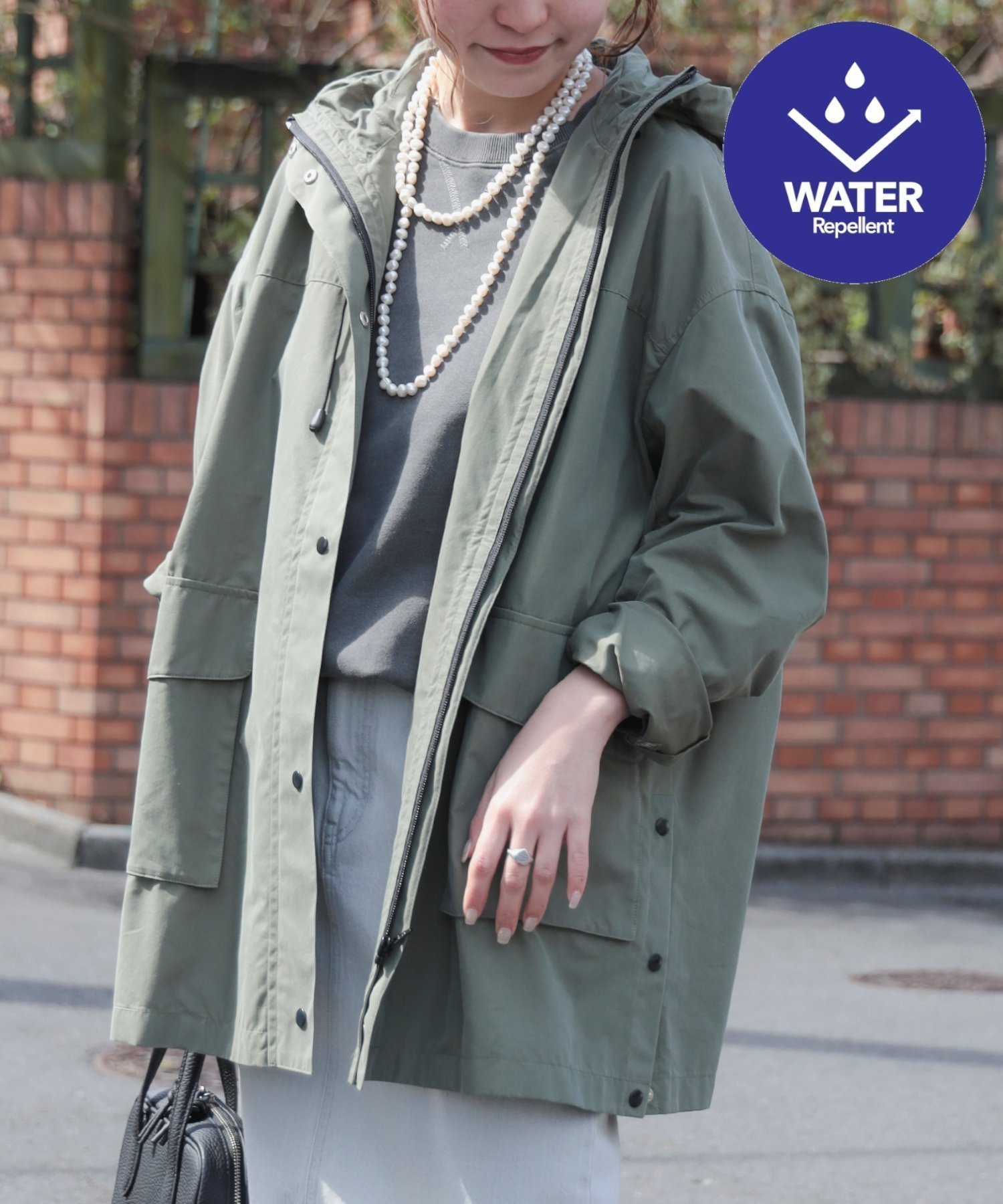 【ビーミングライフストアバイビームス/B:MING LIFE STORE by BEAMS】の撥水 コットンナイロン ブルゾン(S~M) 25SS 春アウター 軽量 ライトアウター アウトドア インテリア・キッズ・メンズ・レディースファッション・服の通販 founy(ファニー) 　ファッション　Fashion　レディースファッション　Fashion for Women　アウター　Coat / Outerwear Collection　ブルゾンジャケット・スポーティアウター　Blouson Jackets　アウトドア　Outdoor Clothing　春　Spring　軽量　Lightweight, Ultra Light　ブルゾン　Blouson, Bomber Jacket　メッシュ　Mesh, Net Fabric　再入荷　Restock / Back in Stock　おすすめ　Recommended / Our Picks　2025年　2025　2025春夏・S/S　Spring/Summer 2025 SS25　OLIVE|ID: prp329100004577336 ipo3291000000033817005