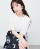 【ナチュラルクチュール/natural couture】の半袖プリーツシアーブラウス 人気、トレンドファッション・服の通販 founy(ファニー) ファッション Fashion レディースファッション Fashion for Women トップス・カットソー Cut & Sew Tops シャツ・ブラウス・オフィスカジュアル Elegant Blouses & Button-Ups 2025年 2025 2025春夏・S/S Spring/Summer 2025 SS25 インナー Innerwear キャミソール Camisole, Spaghetti Strap Top キャミワンピース Cami Dress, Slip Dress シアー Sheer, See-Through シンプル Simple, Minimal タンク Tank Top, Sleeveless Top プリーツ Pleats, Pleated ベスト Vest, Waistcoat エレガント 上品 Elegant 半袖 Short Sleeve, Half Sleeve thumbnail オフホワイト|ID: prp329100004577349 ipo3291000000033558092