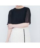 【ナチュラルクチュール/natural couture】の半袖プリーツシアーブラウス 人気、トレンドファッション・服の通販 founy(ファニー) ファッション Fashion レディースファッション Fashion for Women トップス・カットソー Cut & Sew Tops シャツ・ブラウス・オフィスカジュアル Elegant Blouses & Button-Ups 2025年 2025 2025春夏・S/S Spring/Summer 2025 SS25 インナー Innerwear キャミソール Camisole, Spaghetti Strap Top キャミワンピース Cami Dress, Slip Dress シアー Sheer, See-Through シンプル Simple, Minimal タンク Tank Top, Sleeveless Top プリーツ Pleats, Pleated ベスト Vest, Waistcoat エレガント 上品 Elegant 半袖 Short Sleeve, Half Sleeve thumbnail ブラック|ID: prp329100004577349 ipo3291000000033558093