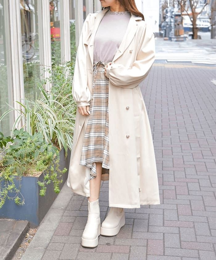 【アクシーズファム/axes femme】のフード付トレンチコート インテリア・キッズ・メンズ・レディースファッション・服の通販 founy(ファニー) https://founy.com/ ファッション Fashion レディースファッション Ladies' Fashion Online アウター Coat Outerwear コート Coats トレンチコート Trench Coats エレガント 上品 Elegant スタイリッシュ Stylish ロング Long |ID: prp329100004577369 ipo3291000000032647450