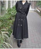 【アクシーズファム/axes femme】のフード付トレンチコート 黒|ID: prp329100004577369 ipo3291000000032647454