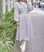 【アクシーズファム/axes femme】のフード付トレンチコート ラベンダー|ID: prp329100004577369 ipo3291000000032647457