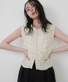 【リアン/Lian】のシャーリングホックプルオーバー 人気、トレンドファッション・服の通販 founy(ファニー) ファッション Fashion レディースファッション Ladies' Fashion Online トップス・カットソー Tops/Tshirt プルオーバー Pullover シャーリング Shirring ノースリーブ No Sleeve ベスト Vest thumbnail アイボリー|ID: prp329100004577375 ipo3291000000032611201