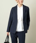 【アー ヴェー ヴェー/a.v.v】の【洗える/イージーケア/UVカット/ストレッチ】スカルノテックステーラードジャケット ネイビー|ID: prp329100004577429 ipo3291000000032749958
