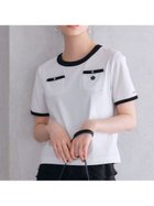 【リリーブラウン/Lily Brown】の【LILY BROWN×MARY QUANT】ポケットリンガーTシャツ WHT[001]|ID: prp329100004577500 ipo3291000000032753581