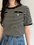 【リリーブラウン/Lily Brown】の【LILY BROWN×MARY QUANT】ポケットリンガーTシャツ BORDER[933]|ID: prp329100004577500 ipo3291000000032753584