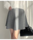 【ナイスクラップ/NICE CLAUP】のマチ付きフレアミニスカート ネイビー|ID: prp329100004577523 ipo3291000000032670725