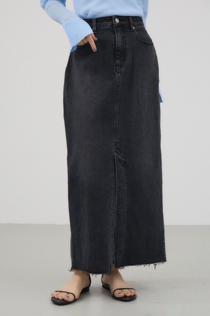 【その他のブランド/Other】のアシンメトリーバックデニムスカート インテリア・キッズ・メンズ・レディースファッション・服の通販 founy(ファニー) https://founy.com/ ファッション Fashion レディースファッション Ladies' Fashion Online スカート Skirt デニムスカート Denim Skirts バッグ Bag アシンメトリー Asymmetry ストレッチ Stretch センター Center デニム Denim フロント Front ポケット Pocket |ID: prp329100004577530 ipo3291000000032668692