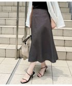 【ノーリーズ/NOLLEY'S】のウォッシャブル麻調フレアスカート チャコールグレー|ID: prp329100004577531 ipo3291000000032712009