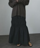 【サロン アダム エ ロペ/SALON adam et rope'】のタフタシャーリングスカート 人気、トレンドファッション・服の通販 founy(ファニー) ファッション Fashion レディースファッション Fashion for Women スカート Skirts シャンブレー Chambray, Denim-Like Fabric シャーリング Shirring, Ruched シンプル Simple, Minimal タフタ Taffeta, Structured Fabric フォルム Silhouette, Form フレア Flare, Flared ベーシック Basic, Essential ポケット Pocket, Pocket Detail マーメイド Mermaid, Fishtail Silhouette ランダム Random, Irregular 洗える Machine Washable thumbnail ブラック(01)|ID: prp329100004577545 ipo3291000000033672611