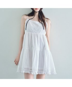 【ヘザー/Heather】のドビーレースキャミミニワンピース 人気、トレンドファッション・服の通販 founy(ファニー) ファッション Fashion レディースファッション Fashion for Women ワンピース Dresses デニム Denim, Jeans Material トレンド Trend, Trending Now レース Lace, Lace Fabric ロマンティック Romantic, Feminine Style ロング Long, Long-Length 夏 Summer 春 Spring |ID:prp329100004577952