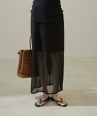 【サロン アダム エ ロペ/SALON adam et rope'】のシアーナローニットスカート【洗える】 人気、トレンドファッション・服の通販 founy(ファニー) ファッション Fashion レディースファッション WOMEN スカート Skirt 洗える Washable 秋 Autumn/Fall サマー Summer シアー Sheer ジャケット Jacket ストレッチ Stretch ペチコート Petticoat ポケット Pocket ミニスカート Mini Skirt ロング Long おすすめ Recommend 夏 Summer エレガント 上品 Elegant thumbnail ブラック(01)|ID: prp329100004578054 ipo3291000000032427650