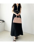 【リリーブラウン/Lily Brown】のラインニットドッキングワンピース BLK[009]|ID: prp329100004578079 ipo3291000000032752199