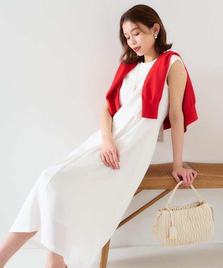 【アンタイトル/UNTITLED】の【セットアップ可/きれいめ】ドライタッチワンピース 人気、トレンドファッション・服の通販 founy(ファニー) 　ファッション　Fashion　レディースファッション　Ladies' Fashion Online　ワンピース　Dress　おすすめ　Recommend　ジャケット　Jacket　セットアップ　Set Up　フェミニン　Feminine　ポケット　Pocket　夏　Summer　春　Spring　S/S・春夏　Ss・Spring/Summer　 other-1|ID: prp329100004578107 ipo3291000000032671571