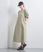 【ユナイテッドアローズ/UNITED ARROWS】のオープン バックリボン ワンピース OLIVE|ID:prp329100004578127