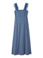 【フレイ アイディー/FRAY I.D】のカップ付きチュールコンビカットキャミワンピース BLU[086]|ID:prp329100004578143