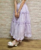 【アクシーズファム/axes femme】のギンガムティアードスカート 人気、トレンドファッション・服の通販 founy(ファニー) ファッション Fashion レディースファッション Fashion for Women スカート Skirts ティアードスカート Tiered Skirts おすすめ Recommended / Our Picks カットソー Cut and Sewn Top ギャザー Gathered, Ruffled ティアード Tiered, Tiered Style リボン Ribbon, Bow thumbnail ラベンダー|ID: prp329100004578153 ipo3291000000033582361