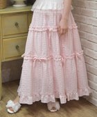 【アクシーズファム/axes femme】のギンガムティアードスカート 人気、トレンドファッション・服の通販 founy(ファニー) ファッション Fashion レディースファッション Fashion for Women スカート Skirts ティアードスカート Tiered Skirts おすすめ Recommended / Our Picks カットソー Cut and Sewn Top ギャザー Gathered, Ruffled ティアード Tiered, Tiered Style リボン Ribbon, Bow thumbnail ピンク|ID: prp329100004578153 ipo3291000000033582364