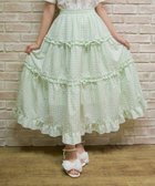 【アクシーズファム/axes femme】のギンガムティアードスカート 人気、トレンドファッション・服の通販 founy(ファニー) ファッション Fashion レディースファッション Fashion for Women スカート Skirts ティアードスカート Tiered Skirts おすすめ Recommended / Our Picks カットソー Cut and Sewn Top ギャザー Gathered, Ruffled ティアード Tiered, Tiered Style リボン Ribbon, Bow thumbnail ミント|ID: prp329100004578153 ipo3291000000033582367