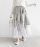 【ランダ/RANDA】のティアードチュールレイヤードスカート 人気、トレンドファッション・服の通販 founy(ファニー) ファッション Fashion レディースファッション Ladies' Fashion Online スカート Skirt アシンメトリー Asymmetry コンパクト Compact チュール Tulle フェミニン Feminine ヨーク Yoke ラッフル Raffle エレガント 上品 Elegant thumbnail GRAY|ID: prp329100004578173 ipo3291000000032668498