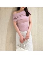 【スナイデル/SNIDEL】のルーズネックカットプルオーバー 人気、トレンドファッション・服の通販 founy(ファニー) ファッション Fashion レディースファッション WOMEN トップス・カットソー Tops/Tshirt プルオーバー Pullover アシンメトリー Asymmetry ウェーブ Wave エレガント 上品 Elegant カットソー Cut And Sew ギャザー Gather シンプル Simple ストレート Straight ドレープ Drape 夏 Summer 春 Spring S/S・春夏 Ss・Spring/Summer thumbnail PNK[066]|ID: prp329100004578180 ipo3291000000032429177