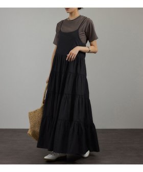 【サロン アダム エ ロペ/SALON adam et rope'】の【WEB限定】ティアードキャミワンピース 洗える 人気、トレンドファッション・服の通販 founy(ファニー) ファッション Fashion レディースファッション Ladies' Fashion Online ワンピース Dress キャミワンピース No Sleeve Dresses インナー Inner 洗える Washable キャップ Cap サンダル Sandals ジャケット Jacket スポーティ Sporty タンク Tank ティアード Tiered デニム Denim ボトム Bottom ポケット Pocket ミックス Mix リゾート Resort リボン Ribbon レース Race おすすめ Recommend 夏 Summer |ID:prp329100004578199