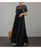 【サロン アダム エ ロペ/SALON adam et rope'】の【WEB限定】ティアードキャミワンピース 洗える ブラック(01)|ID: prp329100004578199 ipo3291000000032604870