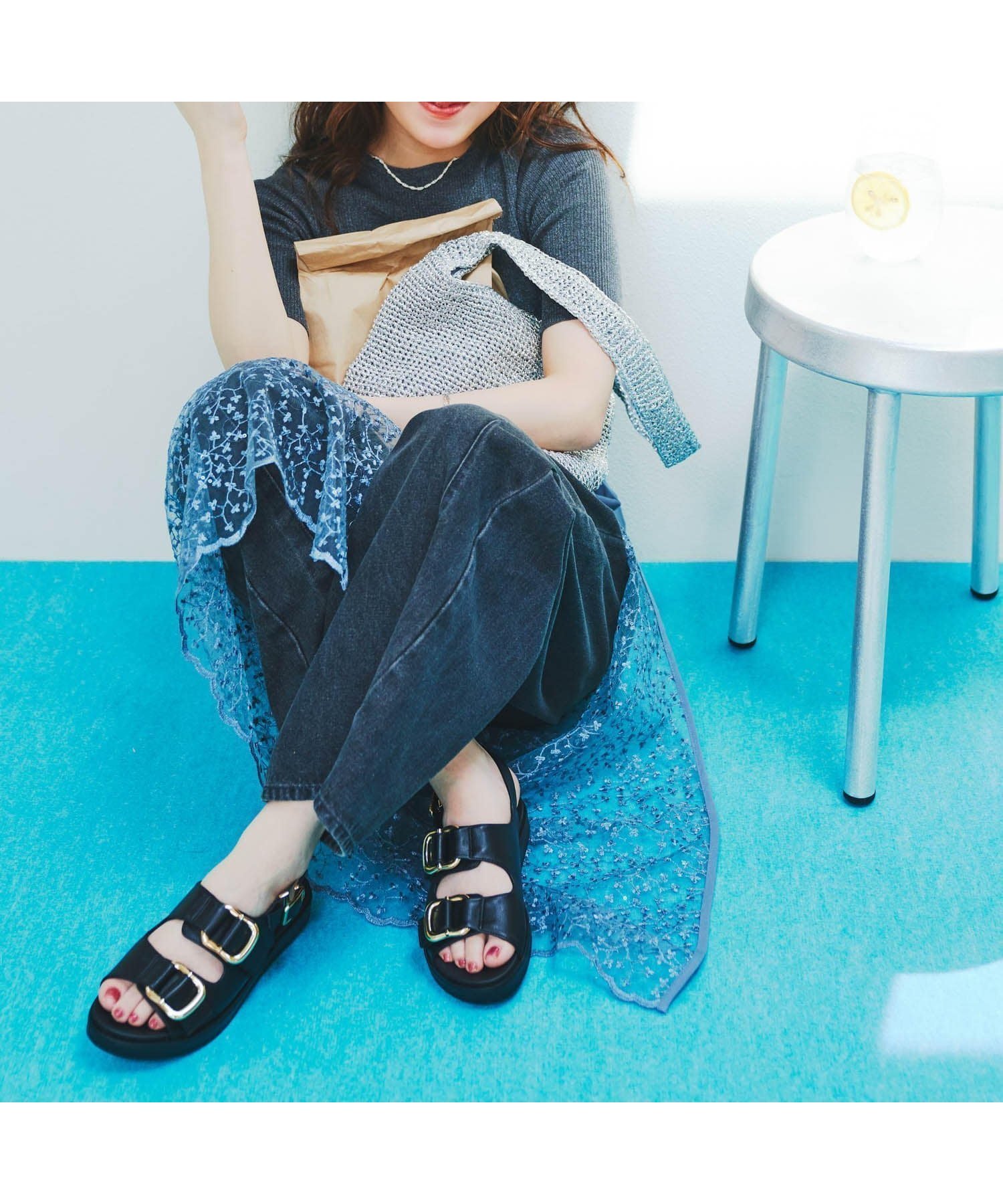 【ロデスコ/RODE SKO / URBAN RESEARCH】のダブルベルテッドサンダル インテリア・キッズ・メンズ・レディースファッション・服の通販 founy(ファニー) 　ファッション　Fashion　レディースファッション　Fashion for Women　厚底　Platform Shoes　サンダル　Sandals, Summer Shoes　ショート　Short, Short Length　シンプル　Simple, Minimal　ダブル　Double, Double-Breasted　トレンド　Trend, Trending Now　人気　Popular, Best Seller　ハーフ　Half, Half-Length　ロング　Long, Long-Length　ワイド　Wide, Wide Fit　S/S・春夏　SS, Spring/Summer, Warm Season　おすすめ　Recommended / Our Picks　夏　Summer　2025年　2025　2025春夏・S/S　Spring/Summer 2025 SS25　BLACK|ID: prp329100004578220 ipo3291000000032678801