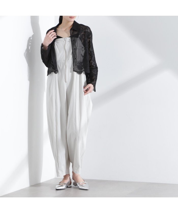 【ナノ ユニバース/nano universe】のコクーンサロペット インテリア・キッズ・メンズ・レディースファッション・服の通販 founy(ファニー) https://founy.com/ ファッション Fashion レディースファッション Ladies' Fashion Online ワンピース Dress サロペット Salopette インナー Inner 春 Spring キャミ Cami サロペット Overalls ジャケット Jacket ストレッチ Stretch タンク Tank フィット Fit リラックス Relax おすすめ Recommend 2025年 2025 2025春夏・S/S Ss,Spring/Summer,2025 |ID: prp329100004578261 ipo3291000000032641694