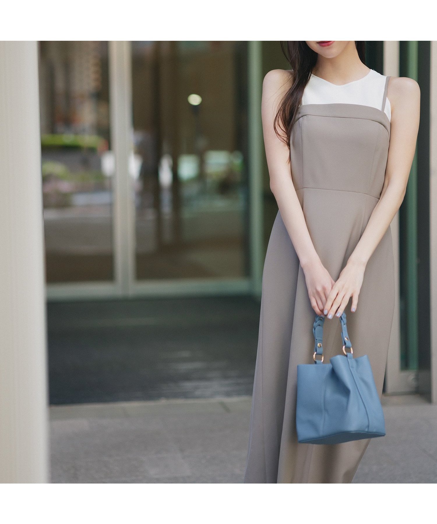 【ナチュラル ビューティー ベーシック/NATURAL BEAUTY BASIC】のアメスリセットベアナローワンピース 人気、トレンドファッション・服の通販 founy(ファニー) 　ファッション　Fashion　レディースファッション　WOMEN　ワンピース　Dress　キャミワンピース　Cami Dress　ストレッチ　Stretch　フェミニン　Feminine　フレア　Flare　 other-1|ID: prp329100004578276 ipo3291000000032430270
