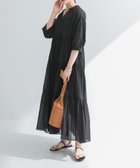 【アーバンリサーチ/URBAN RESEARCH】のコットンボイルティアードワンピース BLACK|ID: prp329100004578286 ipo3291000000032691220