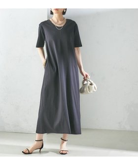 【シップス フォー ウィメン/SHIPS】 手洗い可能 スーピマ ポンチ 2WAY ベーシック ジャージ ワンピース人気、トレンドファッション・服の通販 founy(ファニー) ファッション Fashion レディースファッション WOMEN ワンピース Dress カットソー Cut And Sew サンダル Sandals シューズ Shoes シルケット Mercerization ジャージ Jersey スニーカー Sneakers スーピマ Supima フラット Flat ベーシック Basic ポケット Pocket 半袖 Short Sleeve ロング Long エレガント 上品 Elegant 2025年 2025 2025春夏・S/S Ss,Spring/Summer,2025 |ID:prp329100004578311