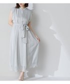 【ナチュラル ビューティー ベーシック/NATURAL BEAUTY BASIC】のシャドーストライプフレアワンピース ライトグリーン|ID: prp329100004578317 ipo3291000000032430762